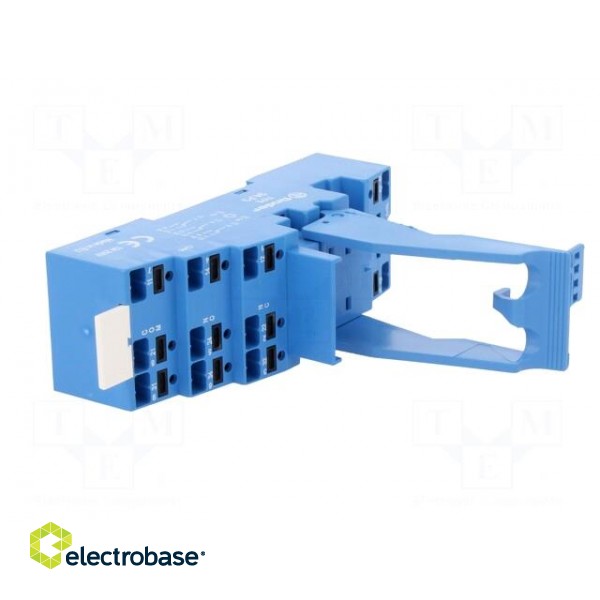 Socket | PIN: 11 | 10A | 250VAC | for DIN rail mounting | spring clamps image 8