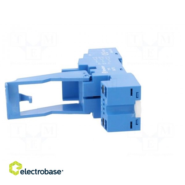 Socket | PIN: 11 | 10A | 250VAC | for DIN rail mounting | spring clamps image 3