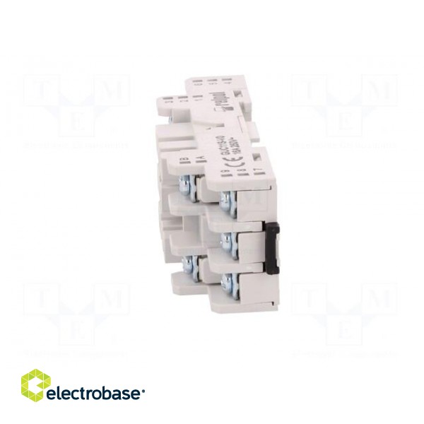 Socket | PIN: 11 | 16A | 250VAC | on panel,for DIN rail mounting image 3