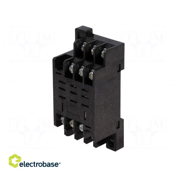 Socket | PIN: 11 | for DIN rail mounting | Series: LY3 image 1