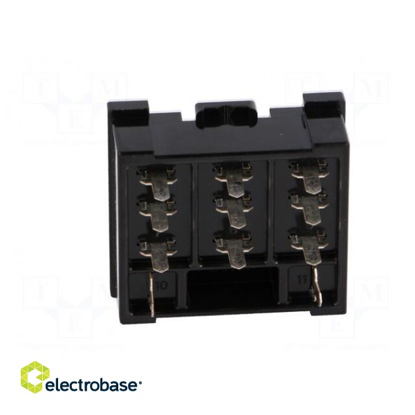 Socket | PIN: 11 | soldered,PCB | Series: LY3 image 5