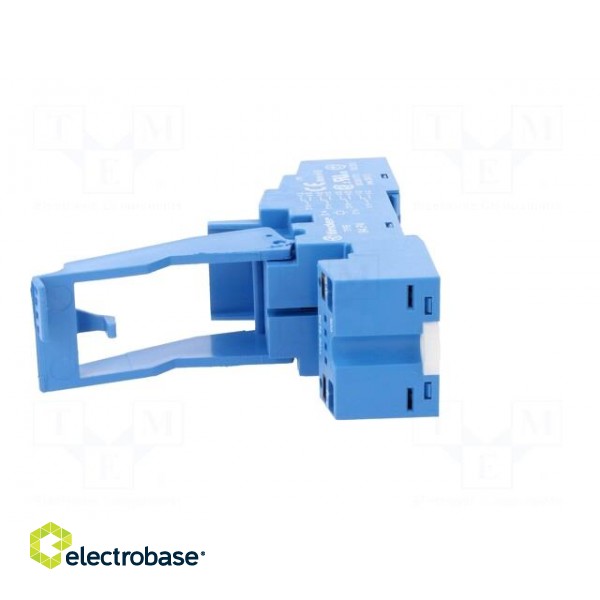 Socket | PIN: 14 | 10A | 250VAC | for DIN rail mounting | spring clamps image 3