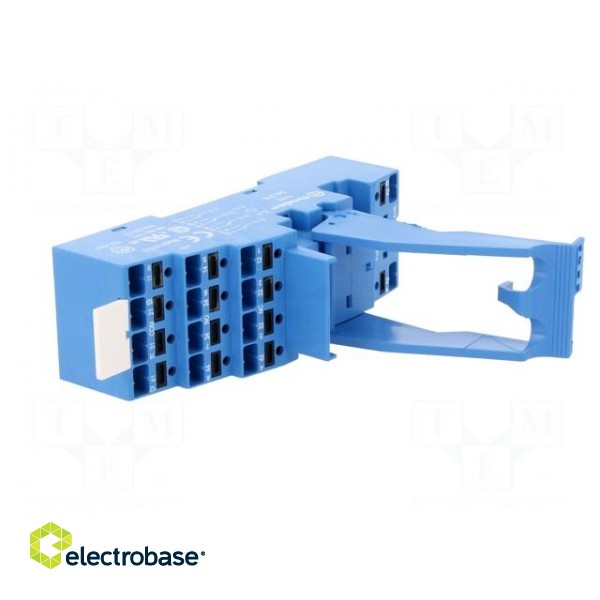 Socket | PIN: 14 | 10A | 250VAC | for DIN rail mounting | spring clamps image 8