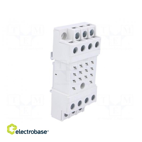 Socket | PIN: 14 | 10A | 250VAC | Mounting: DIN | Leads: screw terminals image 8