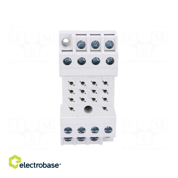 Socket | PIN: 14 | 10A | 250VAC | Mounting: DIN | Leads: screw terminals image 9