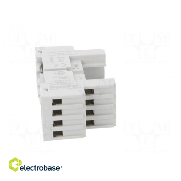 Socket | PIN: 14 | 10A | 250VAC | Mounting: DIN | Series: HR60 фото 7