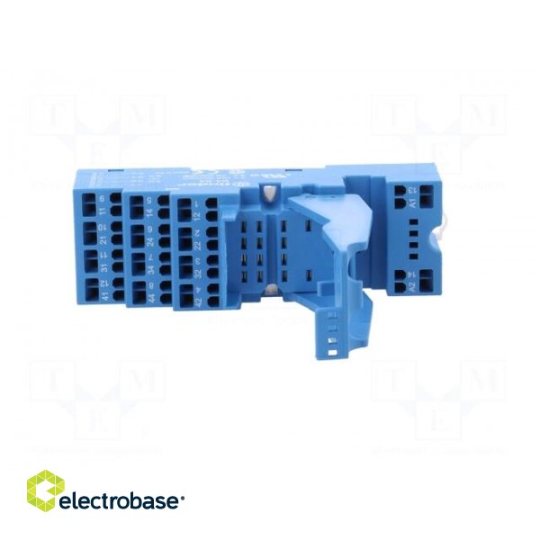 Socket | PIN: 14 | 10A | 250VAC | Mounting: DIN | Leads: spring clamps image 9
