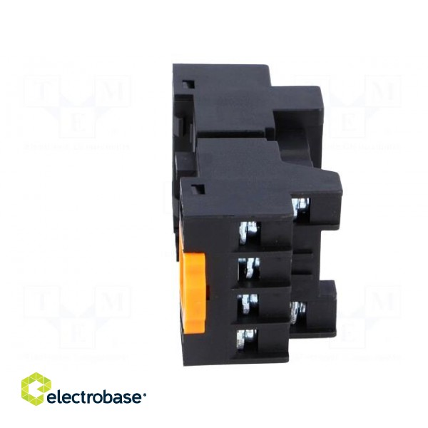 Socket | PIN: 14 | 10A | 300VAC | H: 30mm | W: 30.8mm | Mounting: DIN image 9