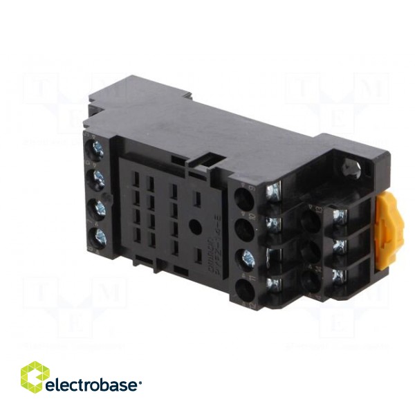 Socket | PIN: 14 | 10A | for DIN rail mounting | screw terminals фото 2