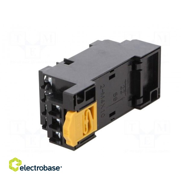 Socket | PIN: 14 | 10A | for DIN rail mounting | screw terminals фото 4