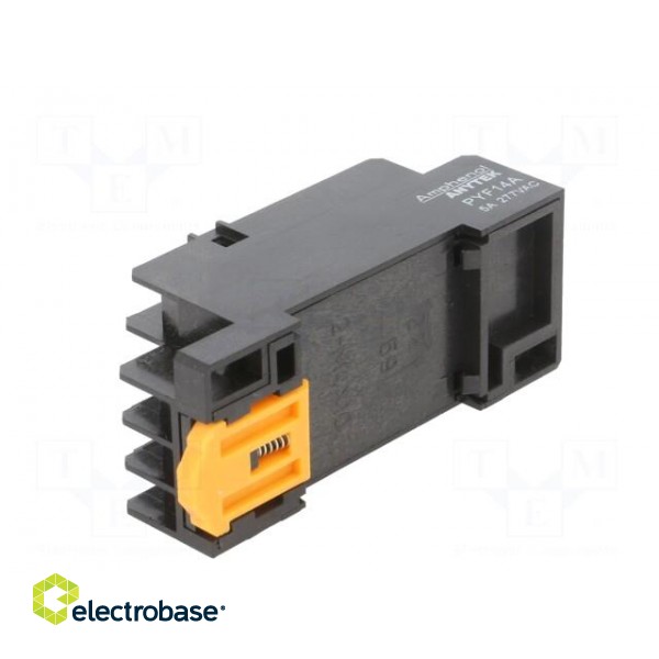 Socket | PIN: 14 | 5A | 277VAC | for DIN rail mounting | Series: AM4C image 4