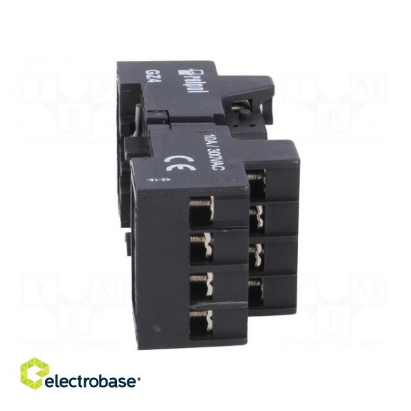 Socket | PIN: 14 | 6A | 250VAC | Mounting: DIN | Leads: screw terminals image 7