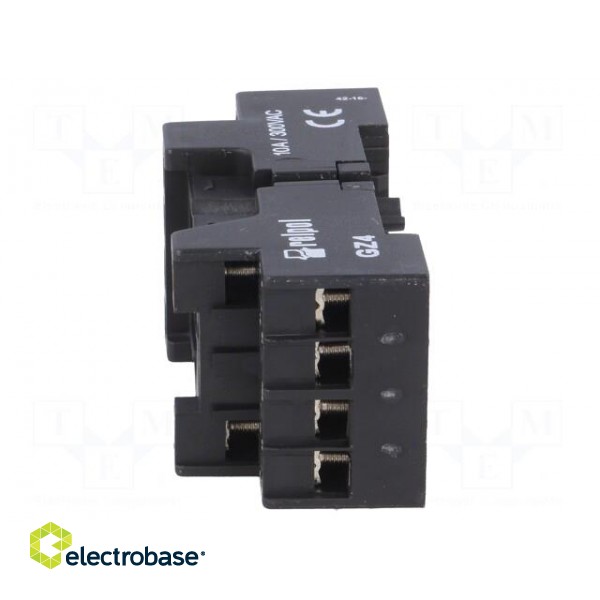 Socket | PIN: 14 | 6A | 250VAC | Mounting: DIN | Leads: screw terminals image 3