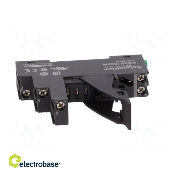 Socket | PIN: 5 | 10A | 250VAC | Mounting: DIN | Leads: screw terminals image 9