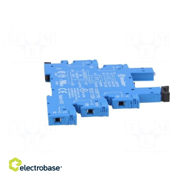 Socket | PIN: 5 | 6A | 250VAC | Mounting: DIN | Leads: screw terminals image 7