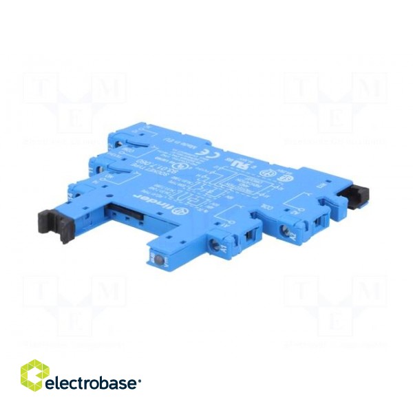 Socket | PIN: 5 | 6A | 250VAC | for DIN rail mounting | screw terminals фото 2
