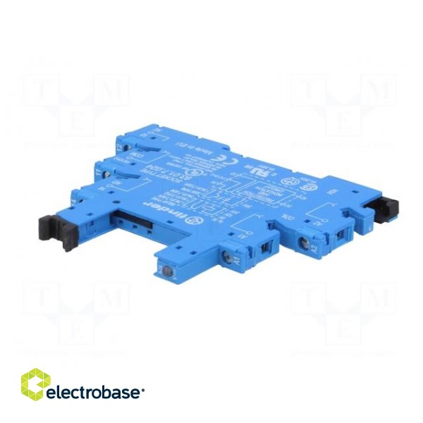 Socket | PIN: 5 | 6A | 250VAC | for DIN rail mounting | screw terminals image 2