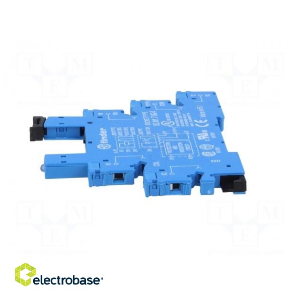 Socket | PIN: 5 | 6A | 250VAC | for DIN rail mounting | screw terminals image 3