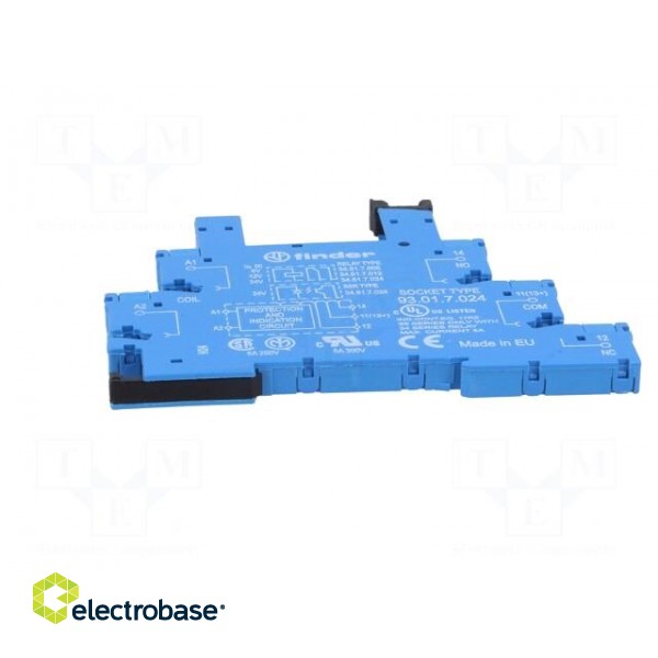 Socket | PIN: 5 | 6A | 250VAC | for DIN rail mounting | screw terminals image 5