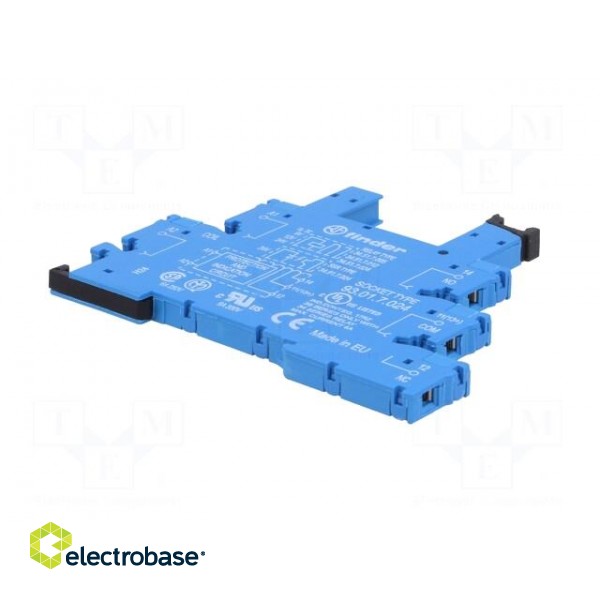 Socket | PIN: 5 | 6A | 250VAC | for DIN rail mounting | screw terminals image 6