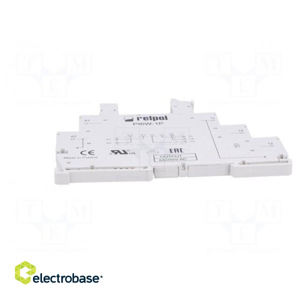 Socket | PIN: 5 | 6A | 250VAC | for DIN rail mounting | screw terminals image 5