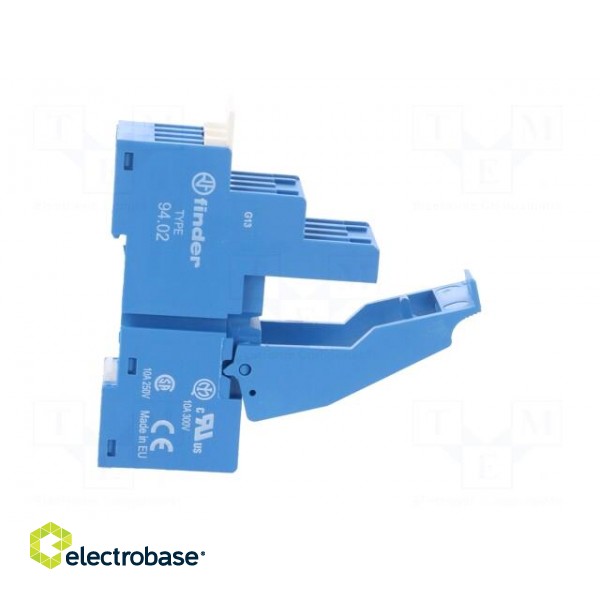 Socket | PIN: 8 | 10A | 250VAC | 55.32,85.02 | for DIN rail mounting image 7