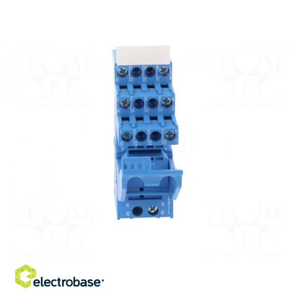 Socket | PIN: 8 | 10A | 250VAC | 55.32,85.02 | for DIN rail mounting image 9