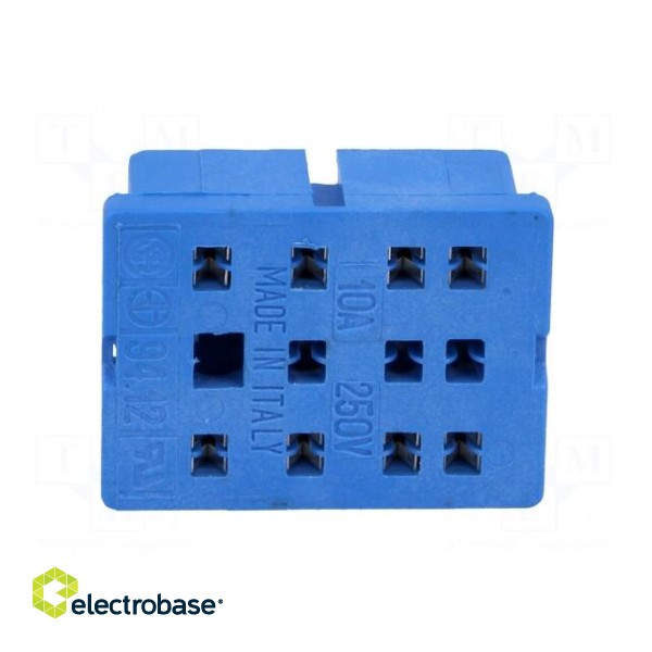 Socket | PIN: 8 | 10A | 250VAC | 55.32 | PCB | for PCB | Series: 55.32 image 9