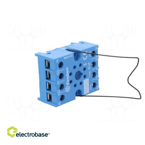 Socket | PIN: 8 | 10A | 250VAC | 88.12 | for DIN rail mounting | -40÷70°C image 8