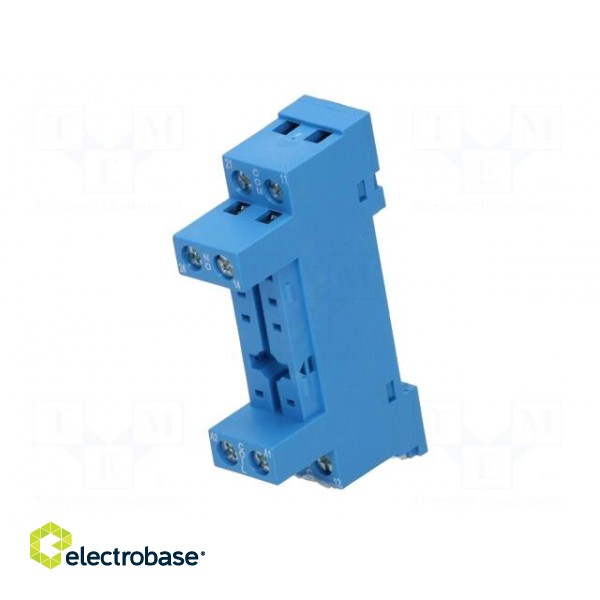 Socket | PIN: 8 | 10A | 250VAC | for DIN rail mounting | -40÷70°C image 2