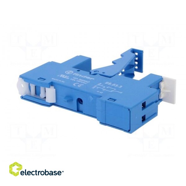 Socket | PIN: 8 | 10A | 250VAC | for DIN rail mounting | Series: 40.31 image 6