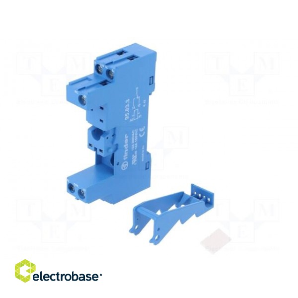 Socket | PIN: 8 | 10A | 250VAC | for DIN rail mounting | Series: 40.31 image 1