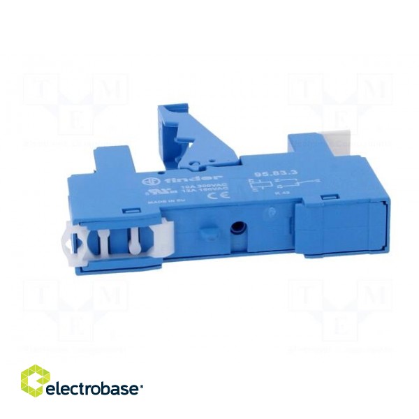Socket | PIN: 8 | 10A | 250VAC | for DIN rail mounting | Series: 40.31 image 5