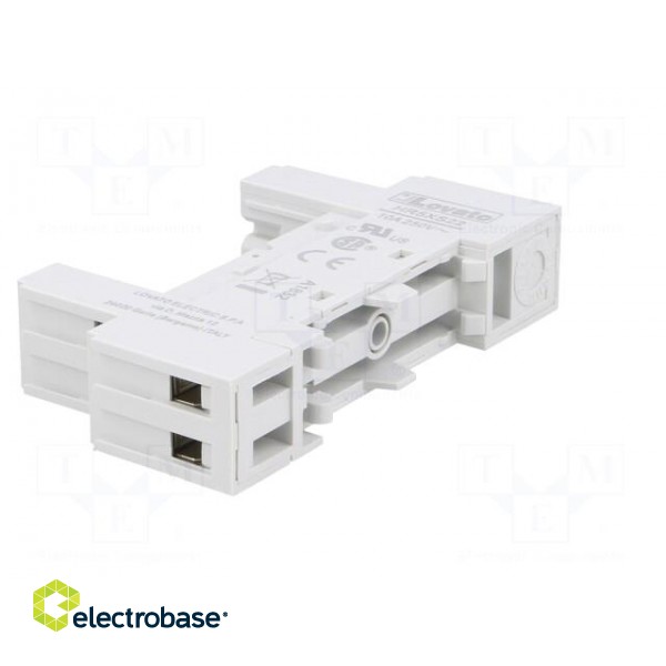 Socket | PIN: 8 | 10A | 250VAC | for DIN rail mounting image 4