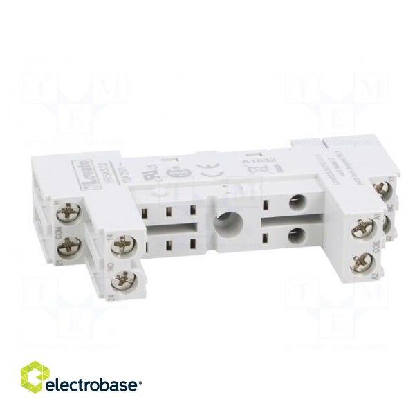 Socket | PIN: 8 | 10A | 250VAC | for DIN rail mounting image 9