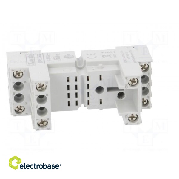 Socket | PIN: 8 | 10A | 250VAC | for DIN rail mounting | Series: HR60 image 9
