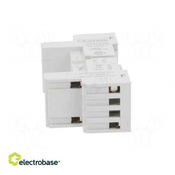 Socket | PIN: 8 | 10A | 250VAC | for DIN rail mounting | Series: HR60 image 3