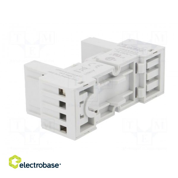 Socket | PIN: 8 | 10A | 250VAC | for DIN rail mounting | Series: HR60 image 4