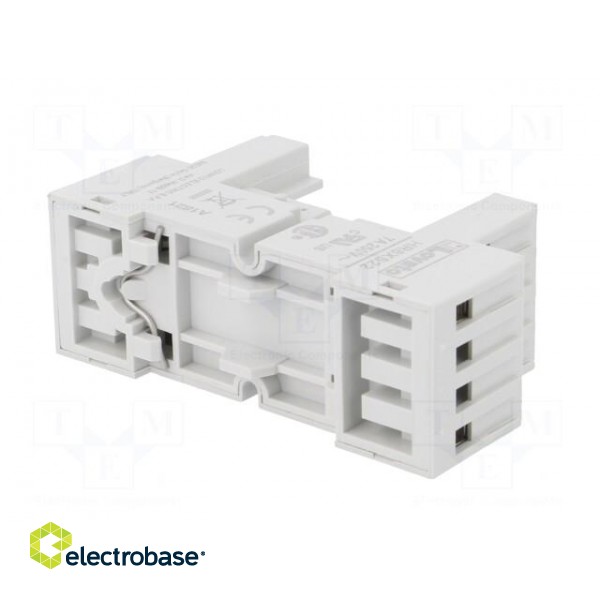 Socket | PIN: 8 | 10A | 250VAC | for DIN rail mounting | Series: HR60 image 6