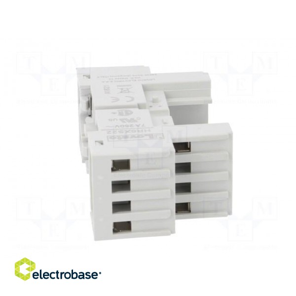 Socket | PIN: 8 | 10A | 250VAC | for DIN rail mounting | Series: HR60 image 7