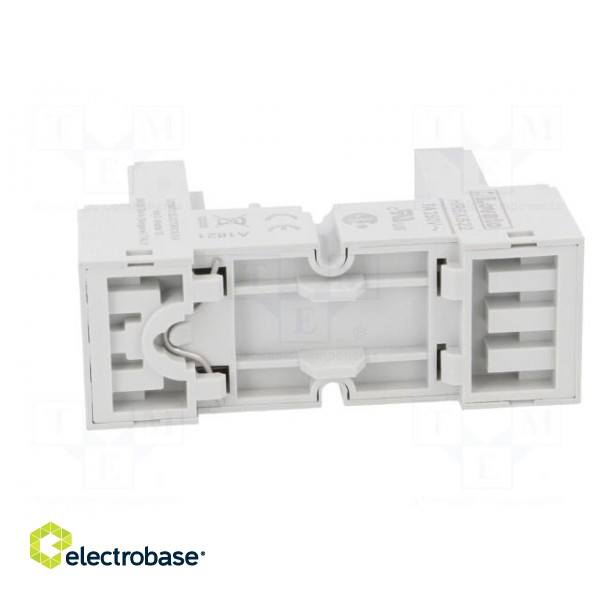 Socket | PIN: 8 | 10A | 250VAC | for DIN rail mounting | Series: HR60 image 5