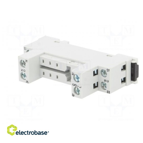 Socket | PIN: 8 | 10A | 250VAC | Mounting: DIN,on panel | -40÷70°C фото 2