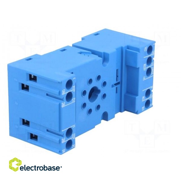 Socket | PIN: 8 | 10A | 250VAC | Mounting: DIN,on panel | Series: 60.12 image 8