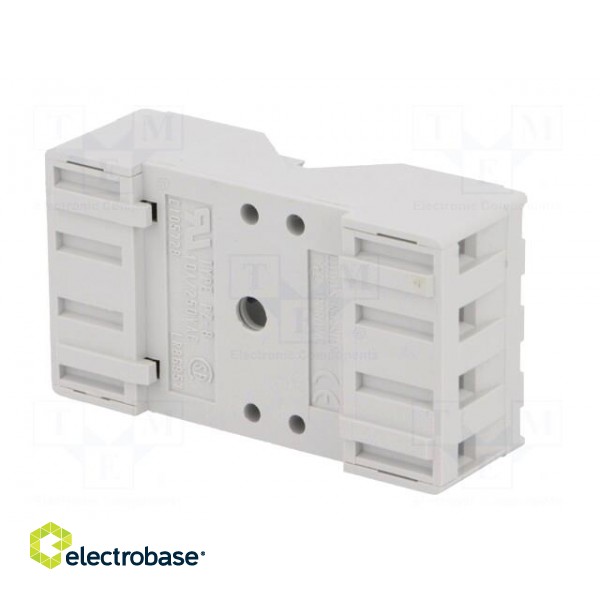 Socket | PIN: 8 | 10A | 250VAC | Mounting: DIN,on panel | Series: R15 image 6