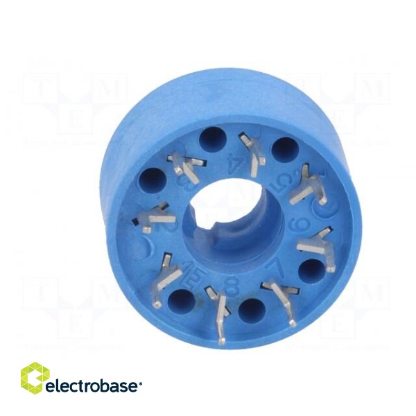 Socket | PIN: 8 | 10A | 250VAC | PCB | for PCB | Series: 60.12 | -40÷70°C image 5