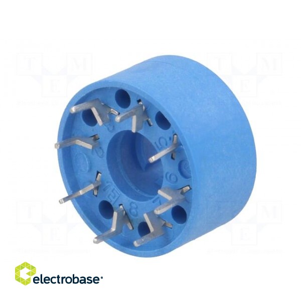 Socket | PIN: 8 | 10A | 250VAC | PCB | for PCB | Series: 60.12 | -40÷70°C image 6