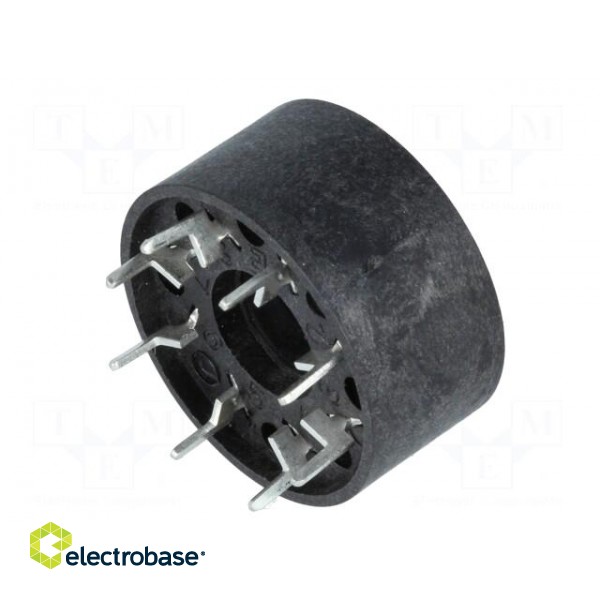 Socket | PIN: 8 | 10A | 250VAC | Mounting: PCB | Leads: for PCB | Series: MT paveikslėlis 6