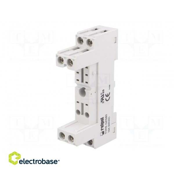 Socket | PIN: 8 | 10A | 300VAC | Application: RMB841,RMB851 | -40÷70°C paveikslėlis 1