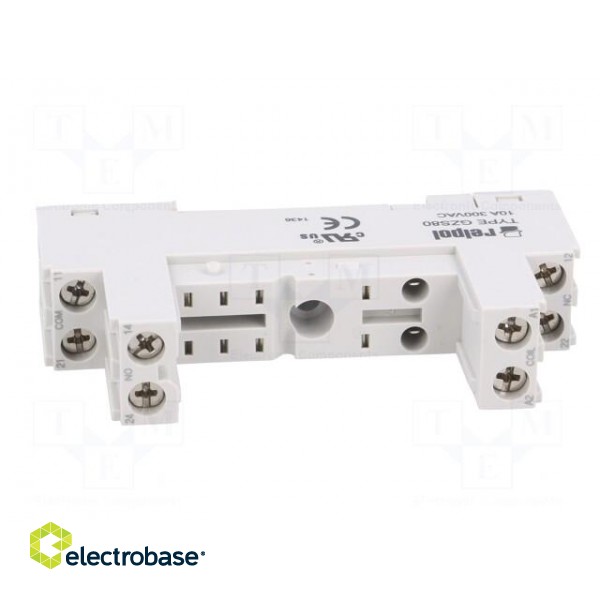 Socket | PIN: 8 | 10A | 300VAC | Application: RMB841,RMB851 | -40÷70°C image 9