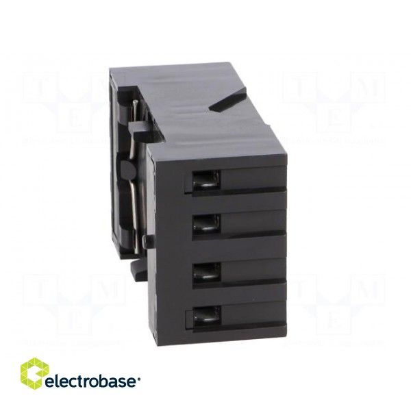 Socket | PIN: 8 | 10A | 400VAC | H: 26mm | W: 38mm | Mounting: DIN | Series: MT фото 7